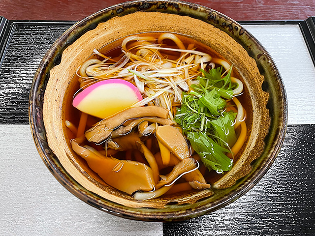 きのこそばうどん
