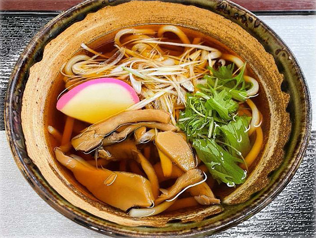 きのこそばうどん