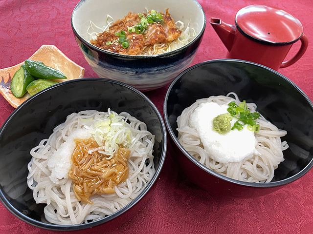 二種蕎麦・ミニヒレソースカツ丼